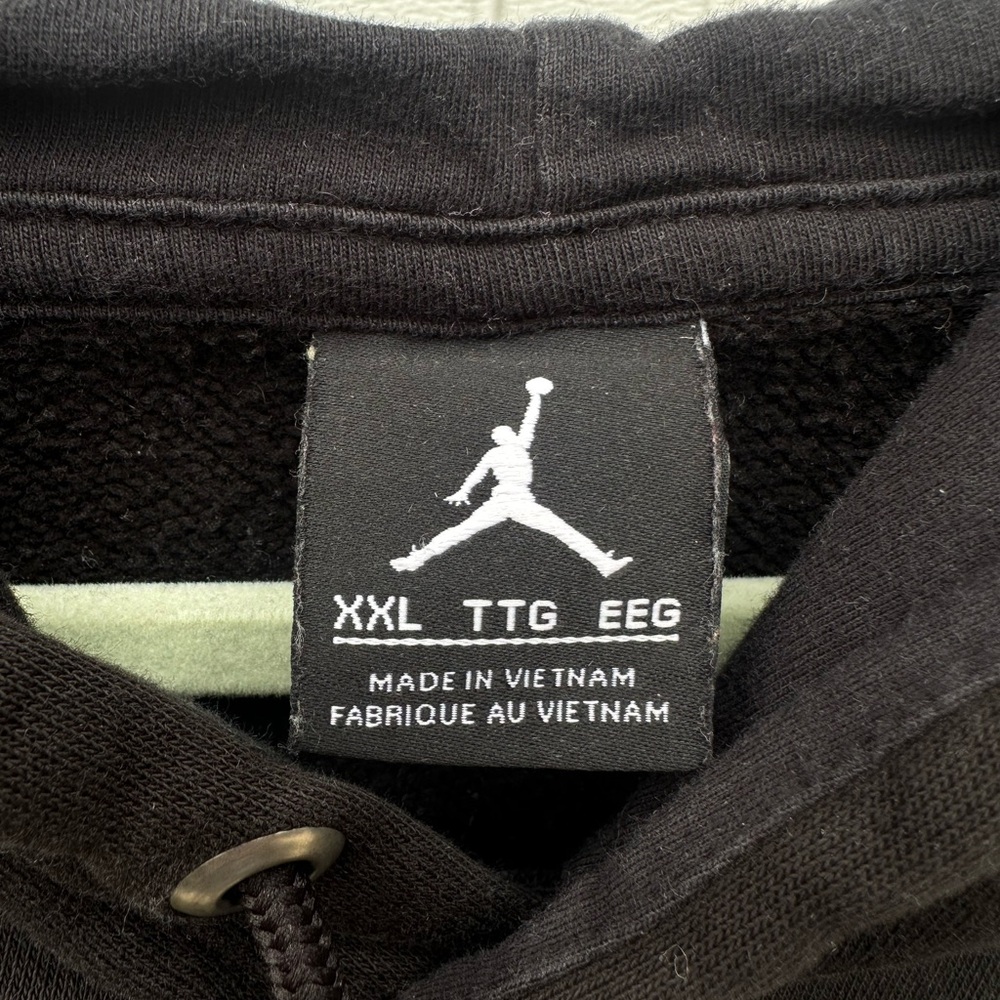 Jordan Jumpman Two-Tone Hoodie XXL - Black & Heather Gray - Streetwear Essential - Picture 6 of 6
